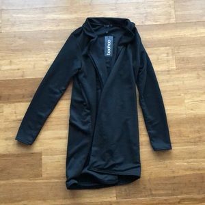 Boohoo black cardigan
